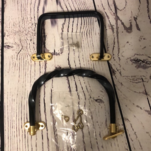 Purse handles and hardware for purse or bag making - Picture 5 of 7